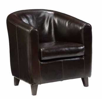 Fauteuil Club Henry - marron fonc� / Fauteuils 