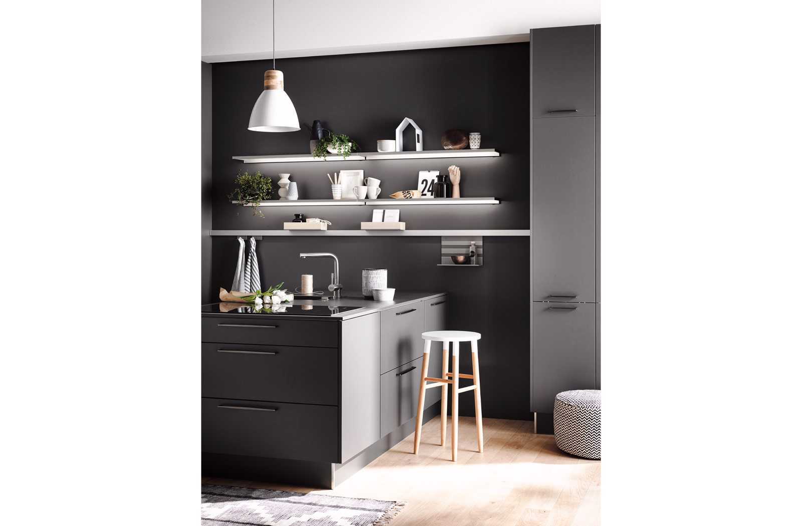 Cuisine sur mesure Uno - Graphite